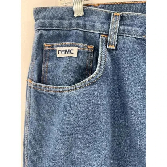 Tyndale FRMC Jeans Flame Resistant Pants F290T Blue Relaxed Carpenter 36x32 EUC - Picture 3 of 16